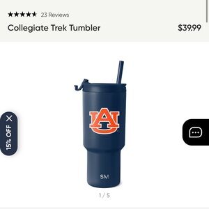 Auburn University Collegiate SimpleModern Tumbler